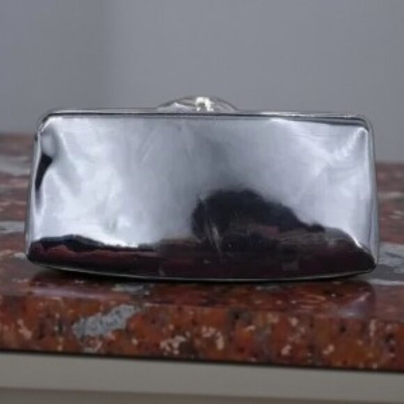 MCM Vintage Black Patent Leather Clutch Bag Purse - Picture 2 of 8